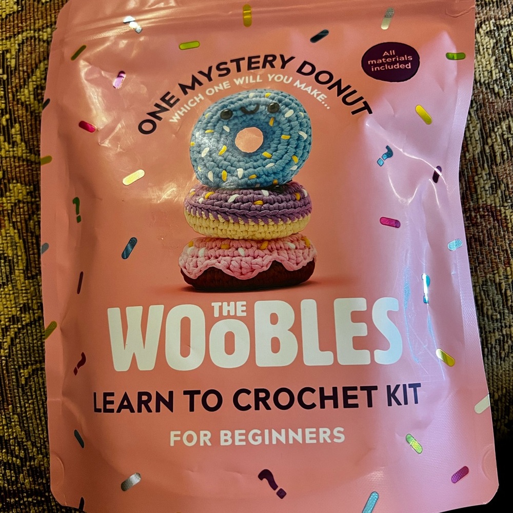 (4) The Woobles Crochet Kit - plus (3) tiny accessories